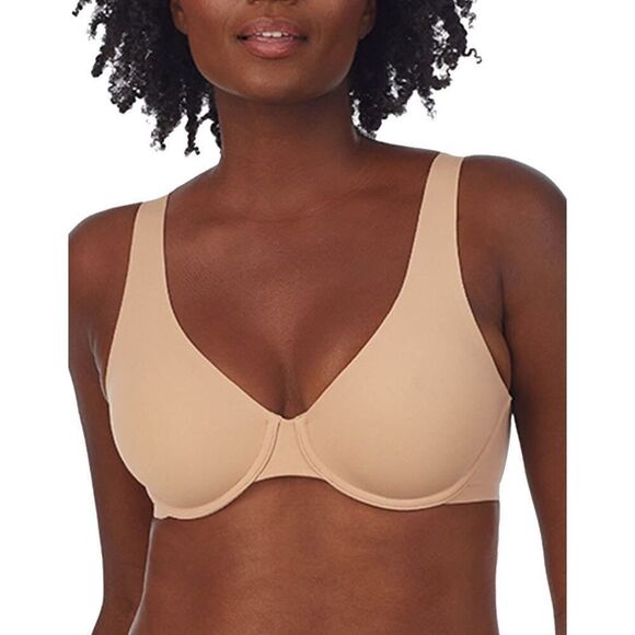 Le Mystere Women's Smooth Shape Unlined Underwire Bra in Beige | Size 38B - Picture 1 of 2